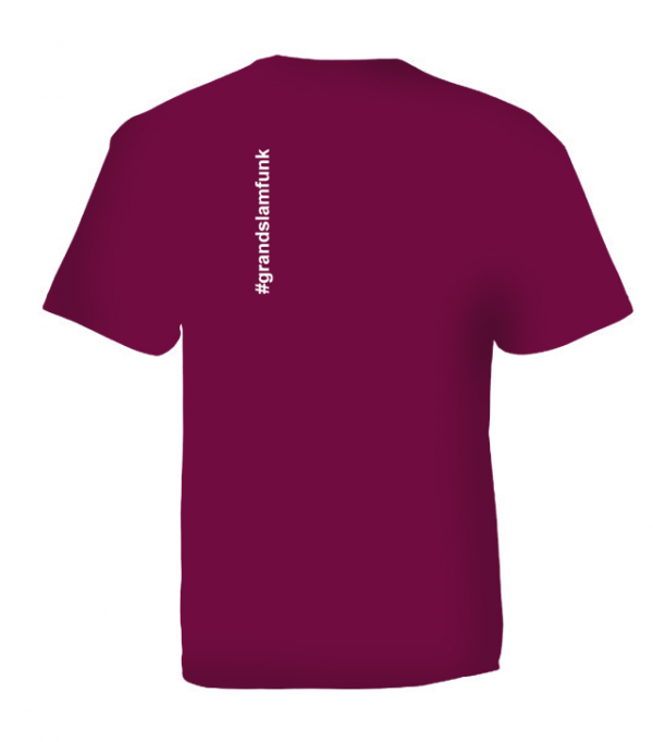 Grand Slam Logo Shirt Burgund – Bild 2